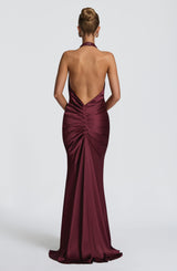 Linette Gown - Cherry Lacquer Dress Babyboo Fashion Premium Exclusive Design