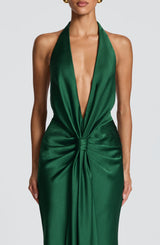 Linette Gown - Emerald Dress Babyboo Fashion Premium Exclusive Design