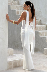 Liora Maxi Dress - Ivory Dress Babyboo Fashion Premium Exclusive Design