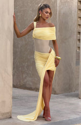 Lisette Bodysuit - Lemon Bodysuits Babyboo Fashion Premium Exclusive Design