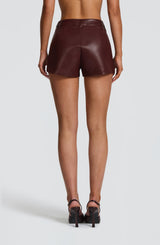 Liv Shorts - Burgundy Shorts Babyboo Fashion Premium Exclusive Design