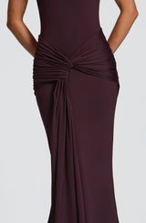 Lorenza Maxi Dress - Plum Dress Babyboo Fashion Premium Exclusive Design