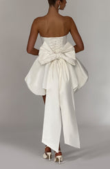 Lotus Mini Dress - Ivory Dress Babyboo Fashion Premium Exclusive Design