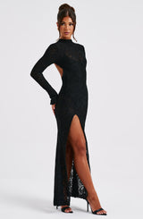 Lourdes Maxi Dress - Black Dress Babyboo Fashion Premium Exclusive Design