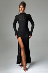 Lourdes Maxi Dress - Black Dress Babyboo Fashion Premium Exclusive Design