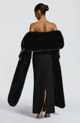 Lulu Shawl - Black Accessories ONE SIZE Babyboo Fashion Premium Exclusive Design