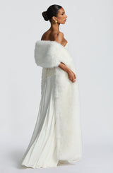 Lulu Shawl - Ivory Accessories ONE SIZE Babyboo Fashion Premium Exclusive Design