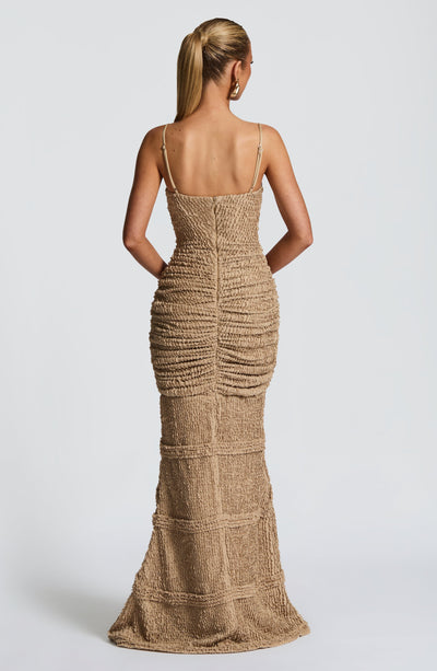 Collective Dress - Lysandra Maxi Dress - Beige image 3