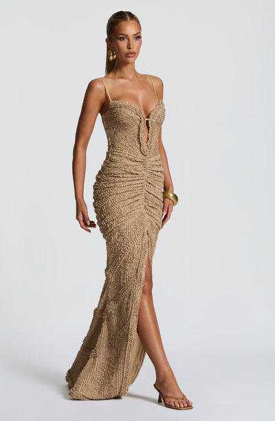 Collective Dress - Lysandra Maxi Dress - Beige image 4