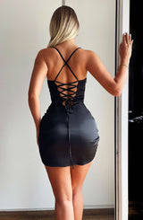 Mabel Mini Dress - Black Dress Babyboo Fashion Premium Exclusive Design