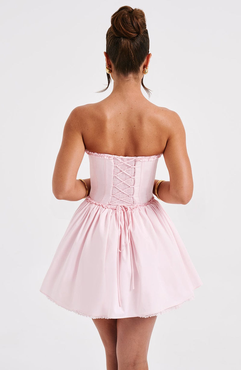Maeve Mini Dress - Blush Dress Babyboo Fashion Premium Exclusive Design