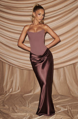 Maggie Maxi Dress - Dusty Rose Dress Babyboo Fashion Premium Exclusive Design