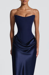 Maggie Maxi Dress - Navy Dress Babyboo Fashion Premium Exclusive Design