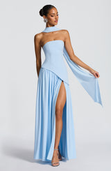 Maliyah Maxi Dress - Baby Blue Dress Babyboo Fashion Premium Exclusive Design