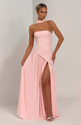 Maliyah Maxi Dress - Blush Dress Babyboo Fashion Premium Exclusive Design