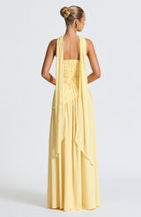Maliyah Maxi Dress - Lemon Dress Babyboo Fashion Premium Exclusive Design