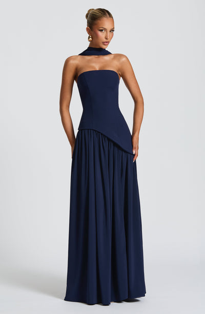 Collective Dress - Maliyah Maxi Dress - Navy image 6