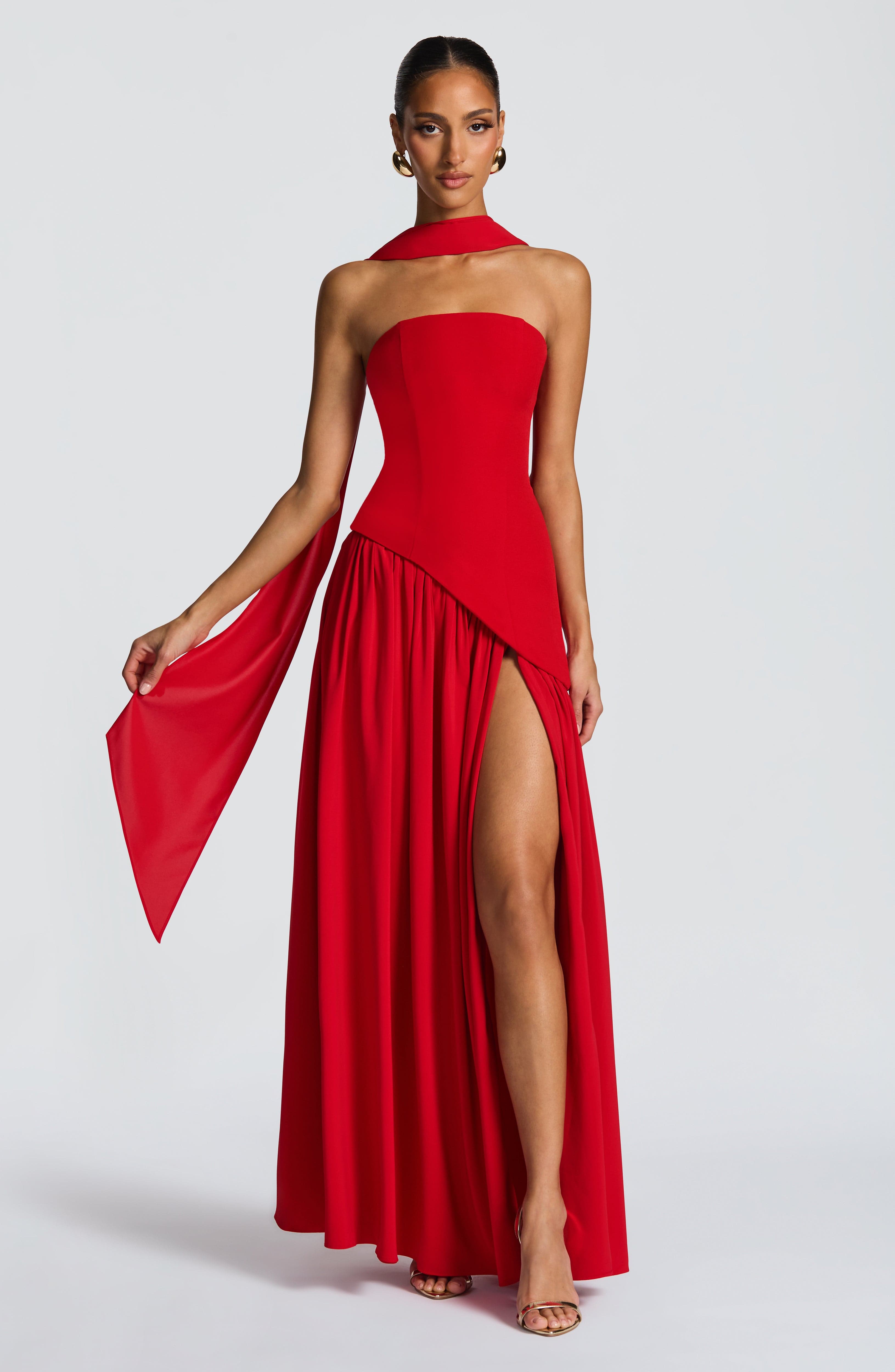 Red Maxi Dress - Maliyah Maxi Dress