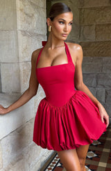 Maricia Mini Dress - Red Dress Babyboo Fashion Premium Exclusive Design
