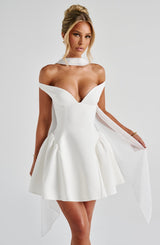 Marla Mini Dress - Ivory Dress Babyboo Fashion Premium Exclusive Design