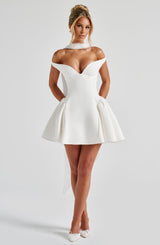 Marla Mini Dress - Ivory Dress Babyboo Fashion Premium Exclusive Design