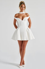 Marla Mini Dress - Ivory Dress Babyboo Fashion Premium Exclusive Design