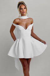 Marla Mini Dress - Ivory Dress Babyboo Fashion Premium Exclusive Design