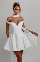 Marla Mini Dress - Ivory Dress Babyboo Fashion Premium Exclusive Design