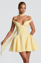 Marla Mini Dress - Lemon Dress Babyboo Fashion Premium Exclusive Design