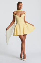 Marla Mini Dress - Lemon Dress Babyboo Fashion Premium Exclusive Design