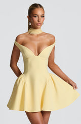 Marla Mini Dress - Lemon Dress Babyboo Fashion Premium Exclusive Design