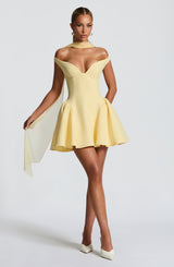 Marla Mini Dress - Lemon Dress Babyboo Fashion Premium Exclusive Design