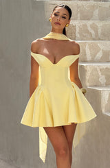 Marla Mini Dress - Lemon Dress Babyboo Fashion Premium Exclusive Design