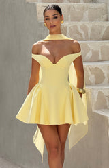 Marla Mini Dress - Lemon Dress Babyboo Fashion Premium Exclusive Design