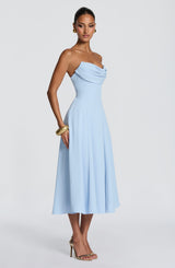 Marlowe Midi Dress - Glacier Blue Dress Babyboo Fashion Premium Exclusive Design