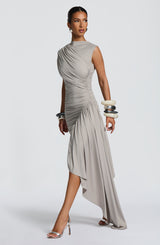 Marnie Mini Dress - Light Grey Dress Babyboo Fashion Premium Exclusive Design