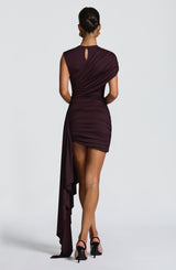 Marnie Mini Dress - Plum Dress Babyboo Fashion Premium Exclusive Design
