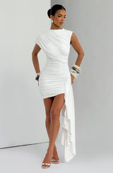 Marnie Mini Dress - White Dress Babyboo Fashion Premium Exclusive Design