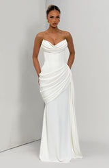 Matisse Maxi Dress - Ivory Dress Babyboo Fashion Premium Exclusive Design