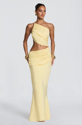 Meadow Maxi Dress - Lemon Dress XS Babyboo Fashion Premium Exclusive Design