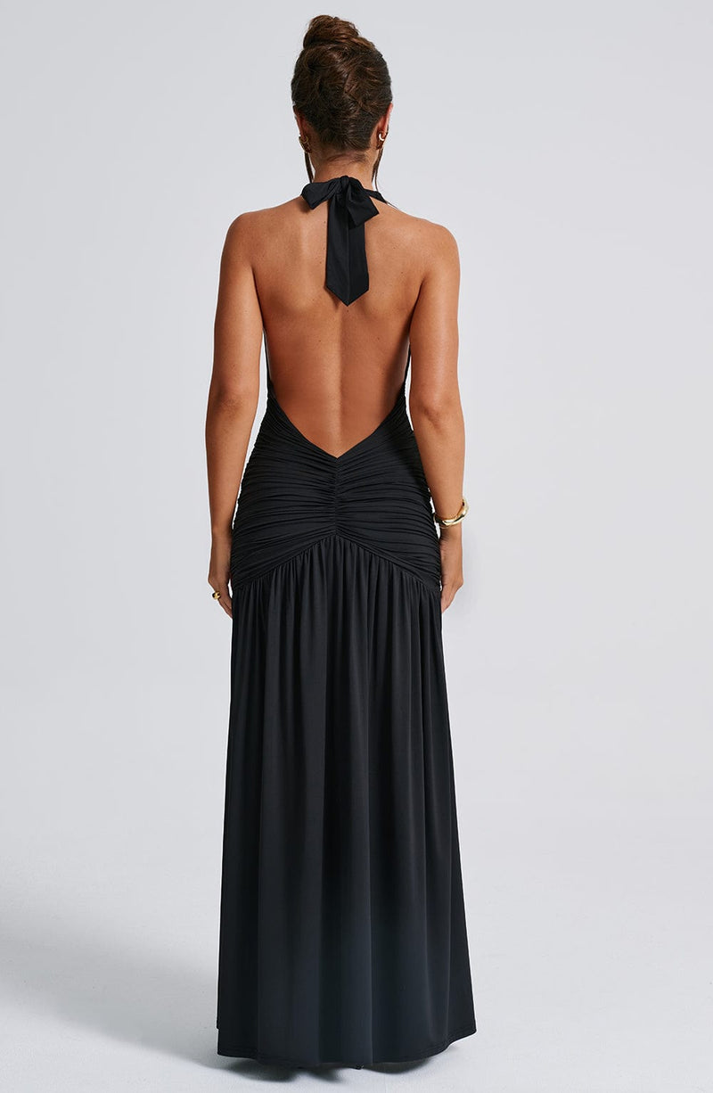 Melania Maxi Dress - Black Dress Babyboo Fashion Premium Exclusive Design