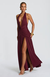 Melania Maxi Dress - Cherry Lacquer Dress Babyboo Fashion Premium Exclusive Design