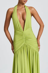 Melania Maxi Dress - Olive Dress Babyboo Fashion Premium Exclusive Design