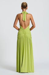 Melania Maxi Dress - Olive Dress Babyboo Fashion Premium Exclusive Design