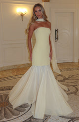 Merritt Gown - Lemon Dress Babyboo Fashion Premium Exclusive Design