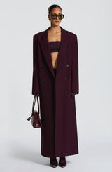 Michelle Coat - Plum Jacket Babyboo Fashion Premium Exclusive Design