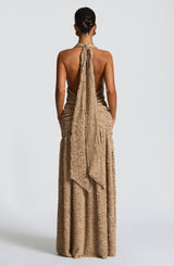 Minerva Maxi Dress - Beige Dress Babyboo Fashion Premium Exclusive Design