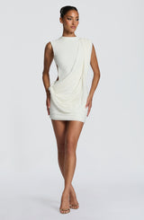 Mireya Mini Dress - Ivory Dress Babyboo Fashion Premium Exclusive Design