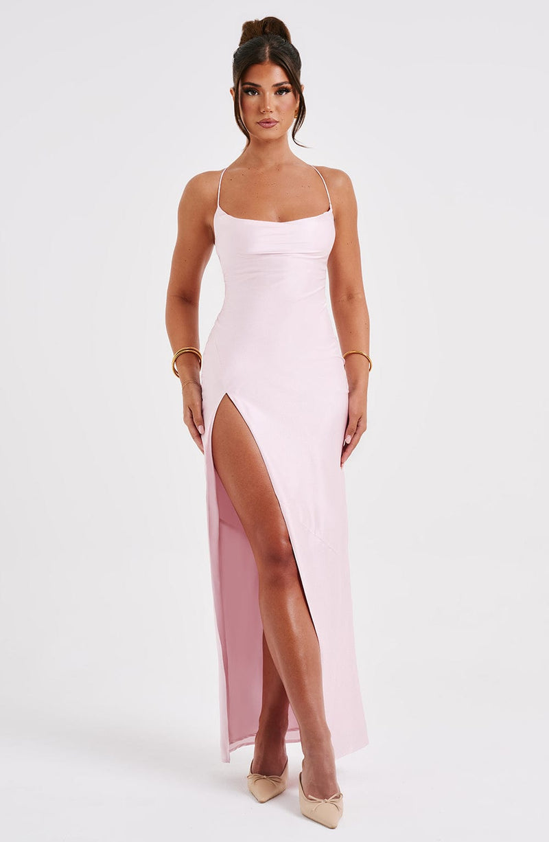 Misha Maxi Dress - Blush Dress Babyboo Fashion Premium Exclusive Design