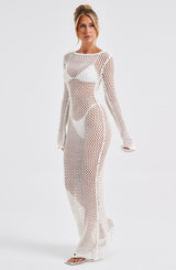 Moana Maxi Dress - White Dress Babyboo Fashion Premium Exclusive Design